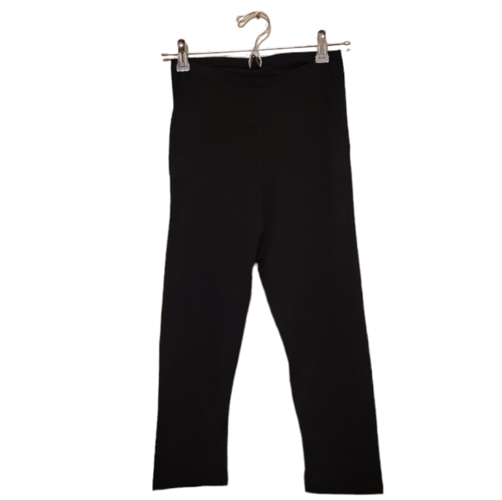 Black H&M Women's Maternity Capri Leggings